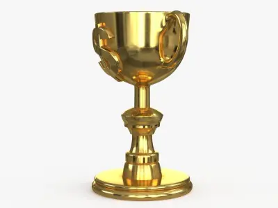 Award Trophy 05 Low-poly 3D model