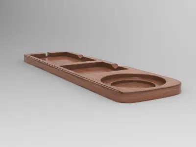 Buh Desk Organizer Low-poly 3D model