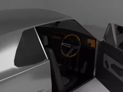 Nissan 2000 GT-R Lowpoly Fullpack Low-poly 3D model