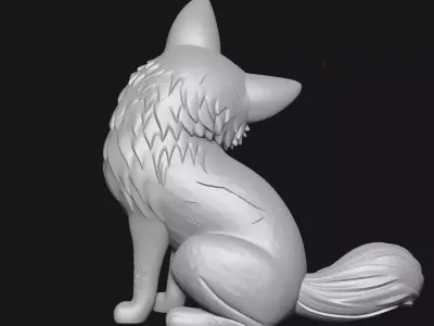 FOX sculpture 3D print model