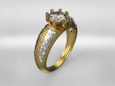 Ring simple vitoryan styl Free 3D print model