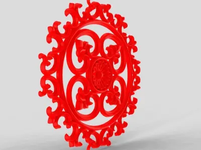 Rose Ring Carving 3D print model