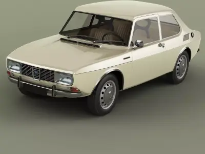 SAAB 99 3D model