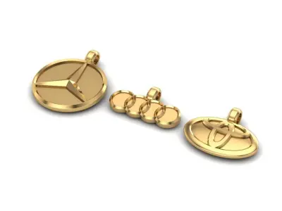 Pendants 3D print model