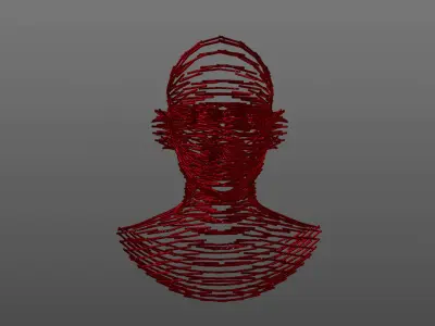 Vortex Pearl Statue Sculpture 3D print model