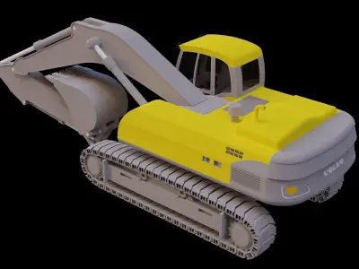 Volvo Excavator 3D model