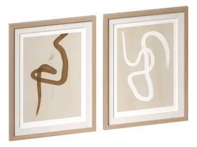 Wall Art Painting 003 3D model