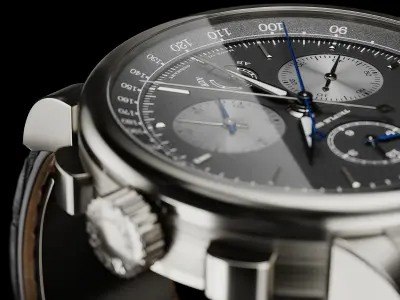 Watch A Lange And Sohne Triple Split  3D model