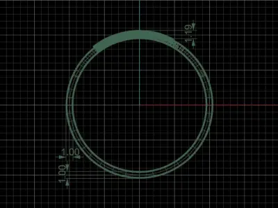 Silver ring in the form of a sun for 3D printing 3D print model