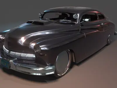 Mercury Monterey 1950 from Stallone movie Cobra 3D model