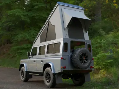 Land Rover Defender 110 Camper 3D model