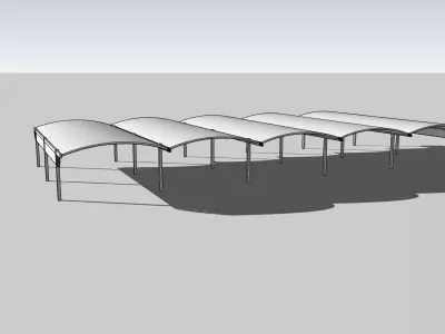 Car-Parking Shade 3D model