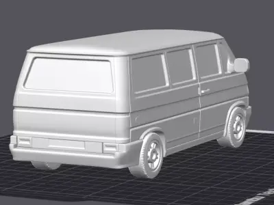 Volkswagen LT35 3D Car Model 3D print model