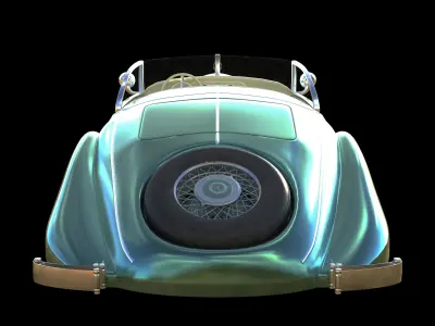 New Mercedes-Benz 540K 3D model