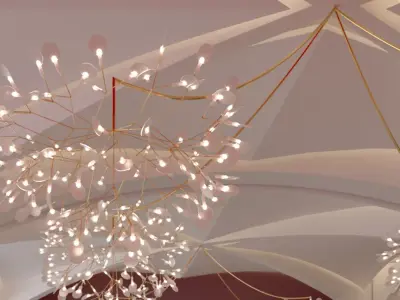 restaurant interior scenes 3D model