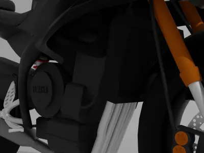 Model of Yamaha YZF-R6 3D model