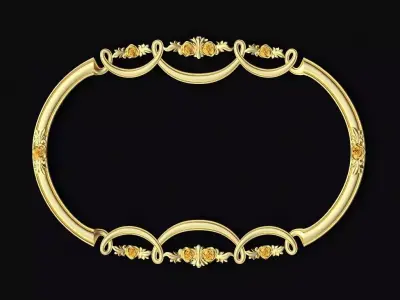 carved mirror 3D model order
