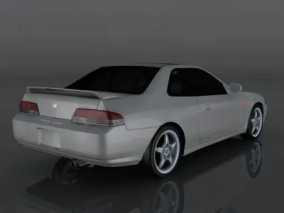 Honda Prelude Low-poly 3D model