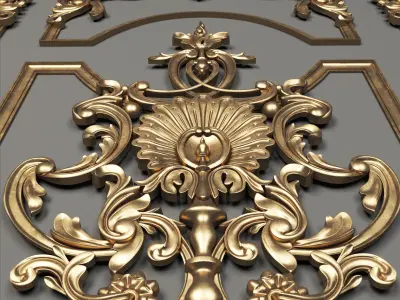 luxury ornament 3D model