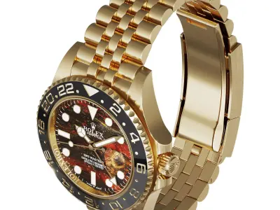 Rolex GMT-Master II tiger iron 3D model