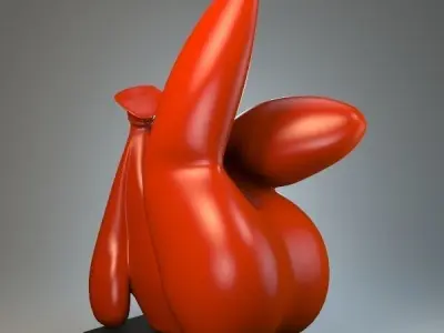 Sculpture Captive luxury 3D model