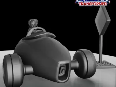 ULALA - SPACE CHANNEL 5 - SONIC and ALL-STARS RACING TRANSFORMED 3D print model