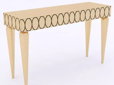 Roberto Ventura ELLISSE3 console table 3D model