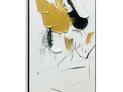 Plaster Two Photo Frame 506 Low-poly 3D model