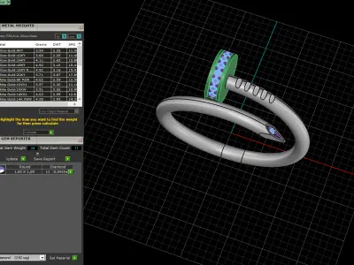 Nail Ring 40151 3D print model
