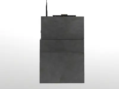  Cyberpunk Building 3  Low-poly 3D model