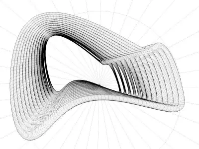Architectural shape 3D model