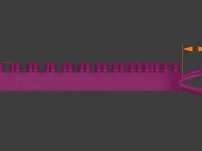 Diamond Letter M Pendant Gold Silver Platinum Luxury Jewelry 3D print model