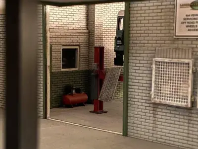 WORKSHOP COMPRESSOR 7MM SCALE 1-43 MODEL RAILWAY BUILDING 3D print model