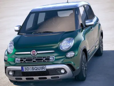 Fiat 500L Cross 2018 3D model