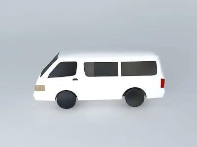 Toyota Hiace at Tokyo Free 3D model