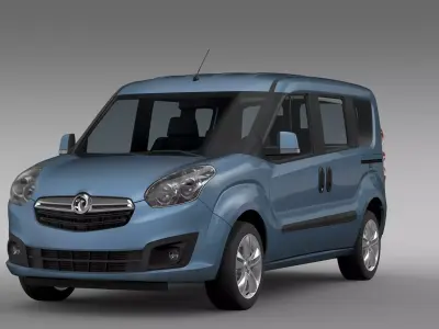 Vauxhall Combo Tour ecoFLEX H1L1 2015 3D model