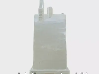 Futuristic Skyscraper Architectural Model Low-poly 3D model