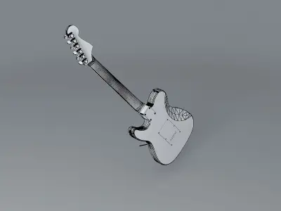 Fender TELESTRAT GUITAR Free 3D model