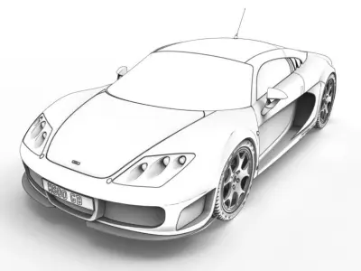 Noble M600 3D model
