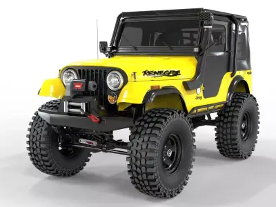 1980 Jeep CJ5 Classic Off Road 3D model
