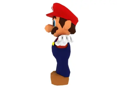 Super Mario Low-poly 3D model