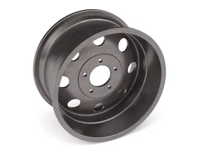 Steel rim 04 3D model