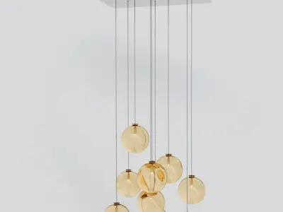Hanging Ceiling Lamps 3D model
