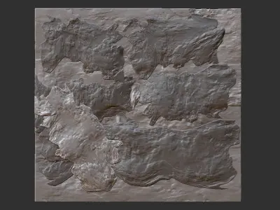 stone texture wall 3D model
