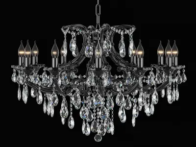 879127 ChampaNero Osgona Chandelier 3D model