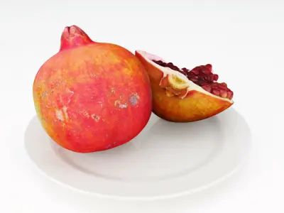 Pomegranates 3D model
