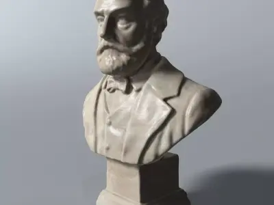 Victor Hugo 3D model