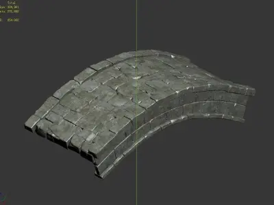 Stone Pastoral Farm - Stonebridge 02 3D model