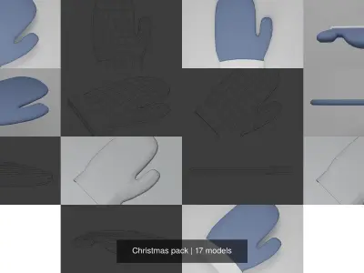 Christmas pack 3D Model Collection