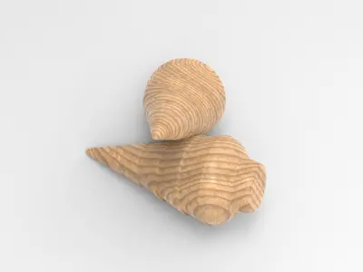 Xmas Christmas Decoration Low-poly 3D model